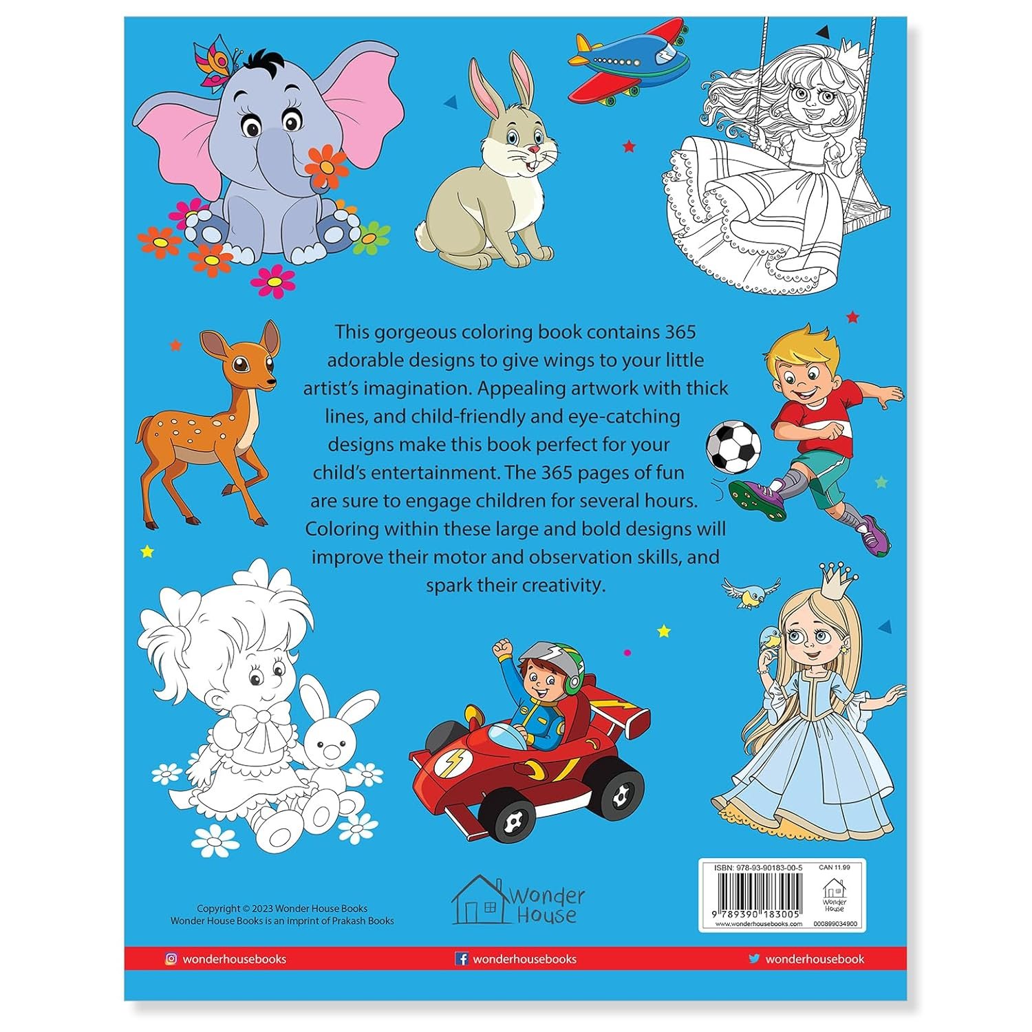 My First 365 Coloring Book: Jumbo Coloring Book For Kids (With Tear Out Sheets) - Image 2
