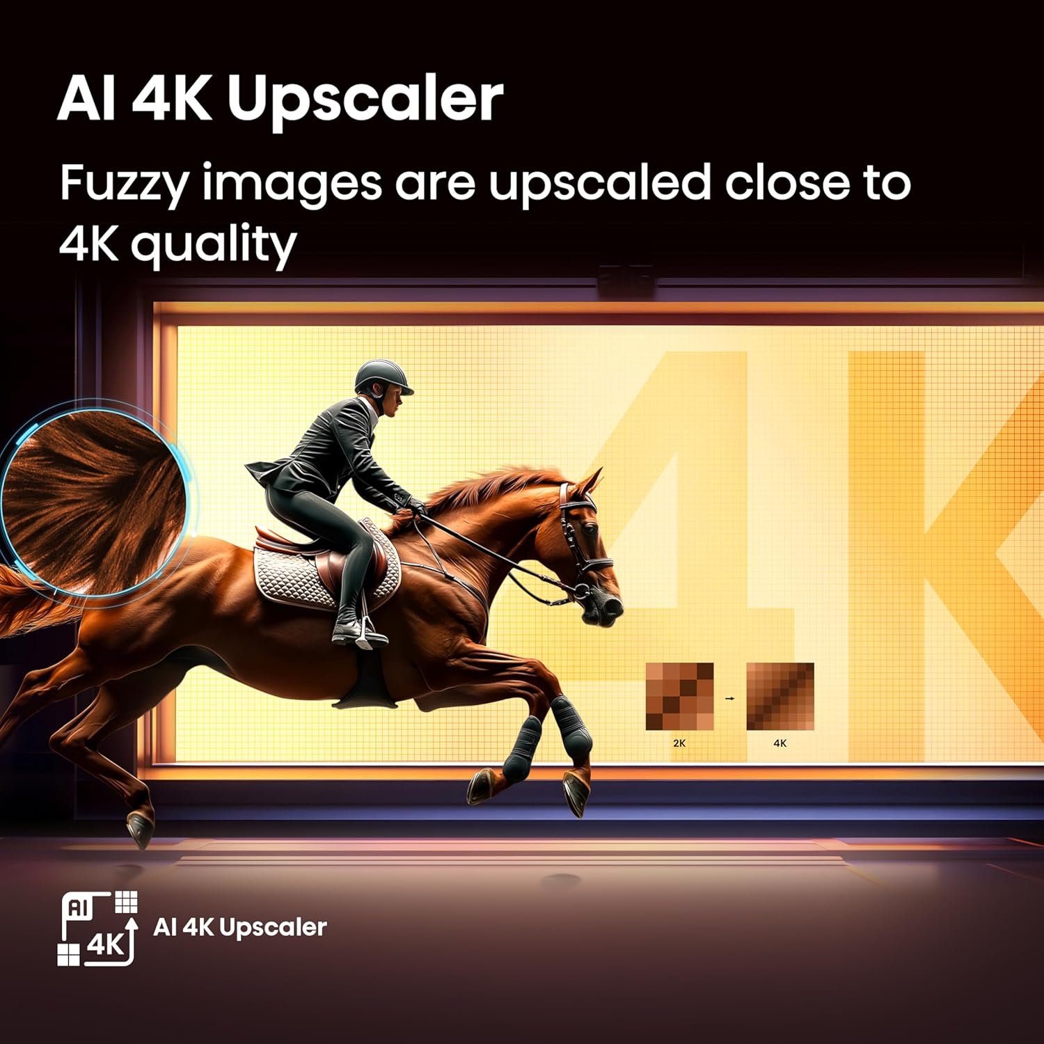 Hisense 126 cm (50 inches) E7Q Series 4K Ultra HD Smart QLED TV 50E7Q (Black) - Image 5