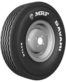 MRF Savari 4.00-8 76N AUTO Tube Tyre (6PLY) |Rim – 10 inches|Section width – 4 inches|tire_aspect_ratio – 80 inches