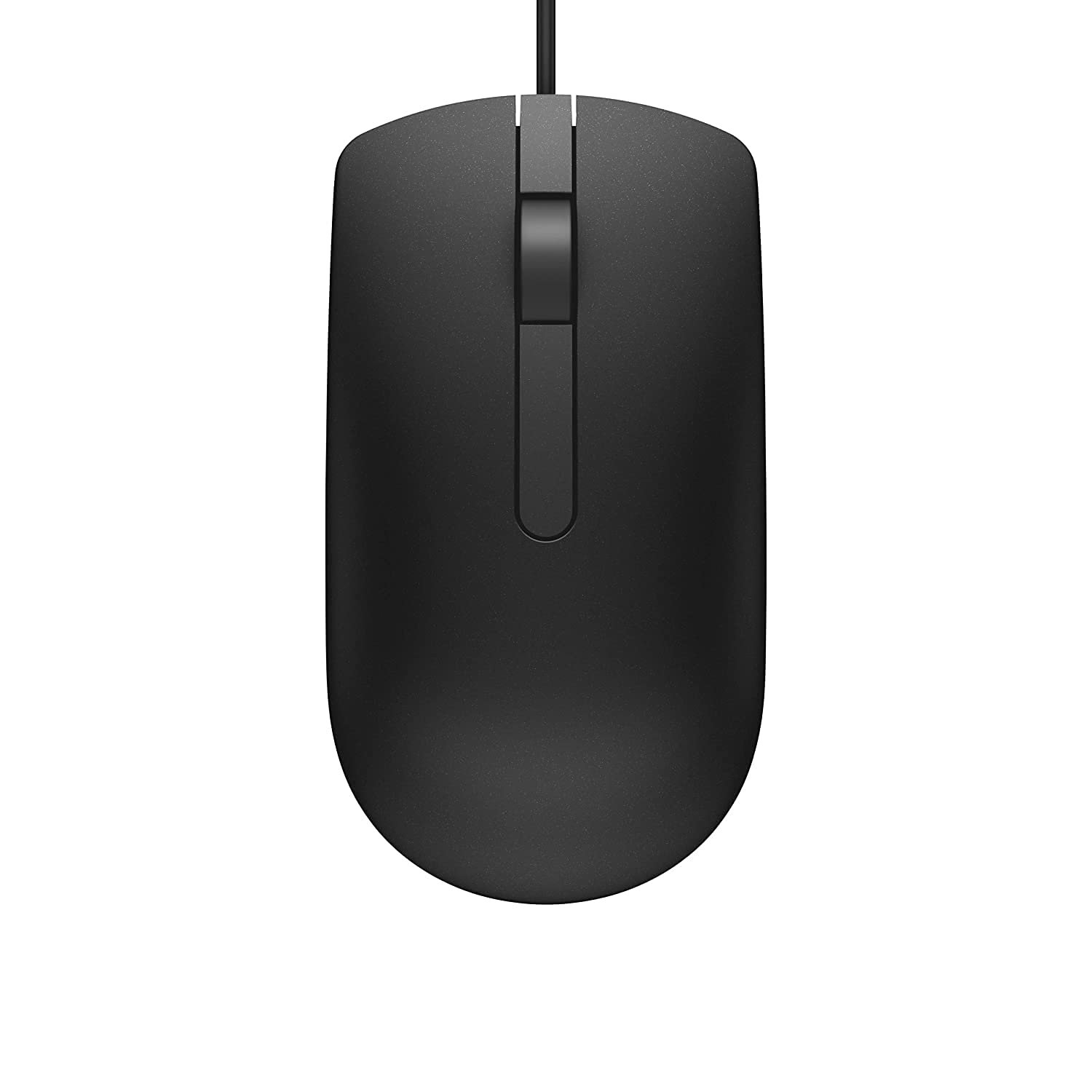 Dell MS116 Wired Optical Mouse - High Precision 1000DPI Sensor, USB Connectivity, Ergonomic Ambidextrous Design, Smooth Scrolling, Ideal for Office & Home Use - Black - Image 2