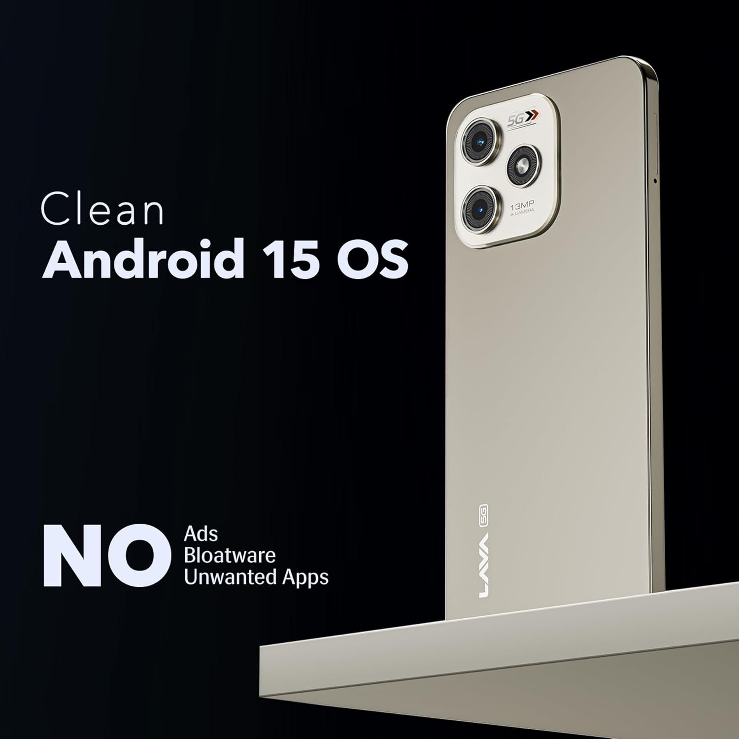 Lava Bold N1 5G (Royal Blue, 4GB RAM, 64GB Storage) |Bigger 6.75" HD+ Notch Display | Octacore 5G Processor | 13 MP AI Camera |5000 mAh Battery| IP54 Rated Dust & Water Splash Proof - Image 10