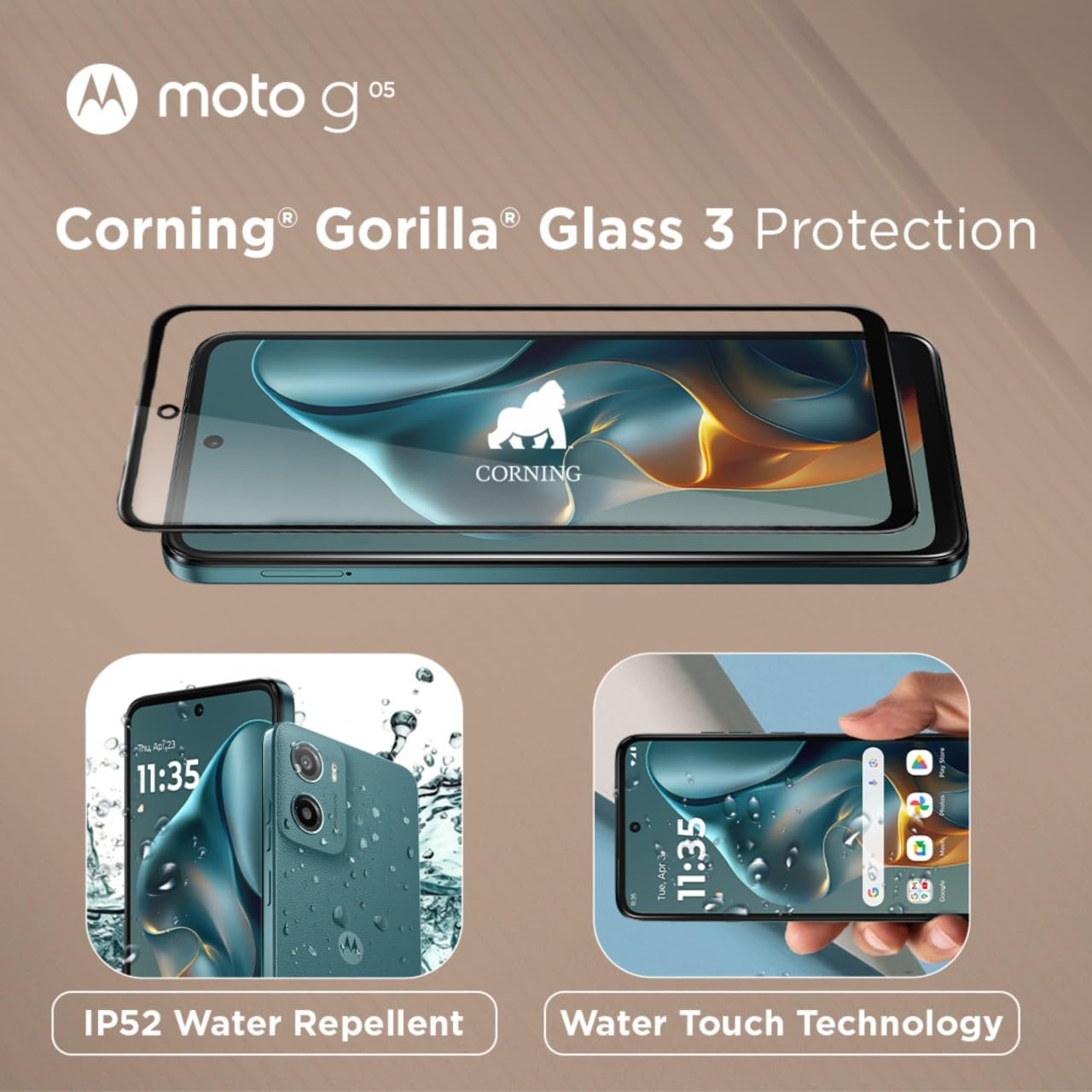 Motorola G05 4G (Forest Green, 4GB RAM, 64GB Storage) - Image 8