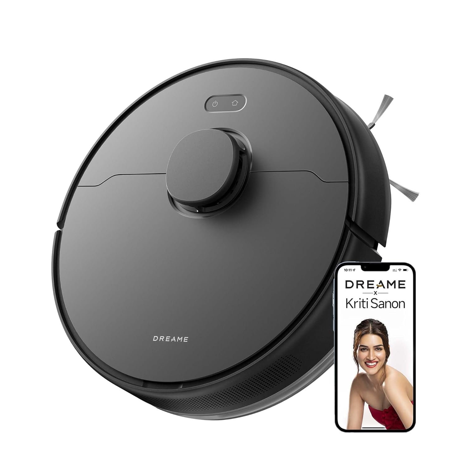 DREAME F10 Robot Vacuum and Mop Combo, 13,000Pa Suction, 300min Runtime, Smart LiDAR Navigation, 2-in-1 Cleaning & Voice Control with App, Black - Image 2