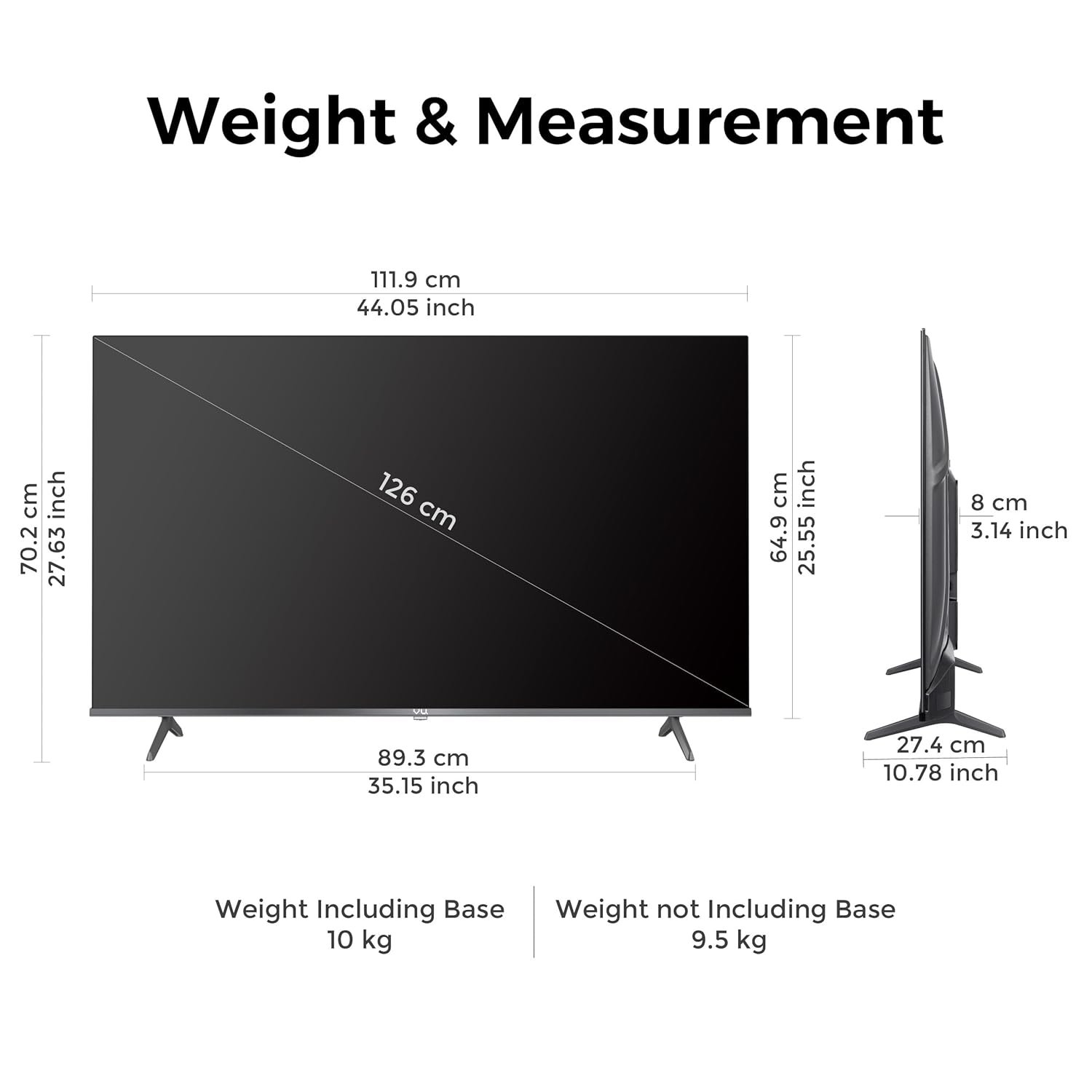 VU 126cm (50 inches) GloQLED Series 4K QLED Smart Google TV 50GLOQLED25 - Image 7