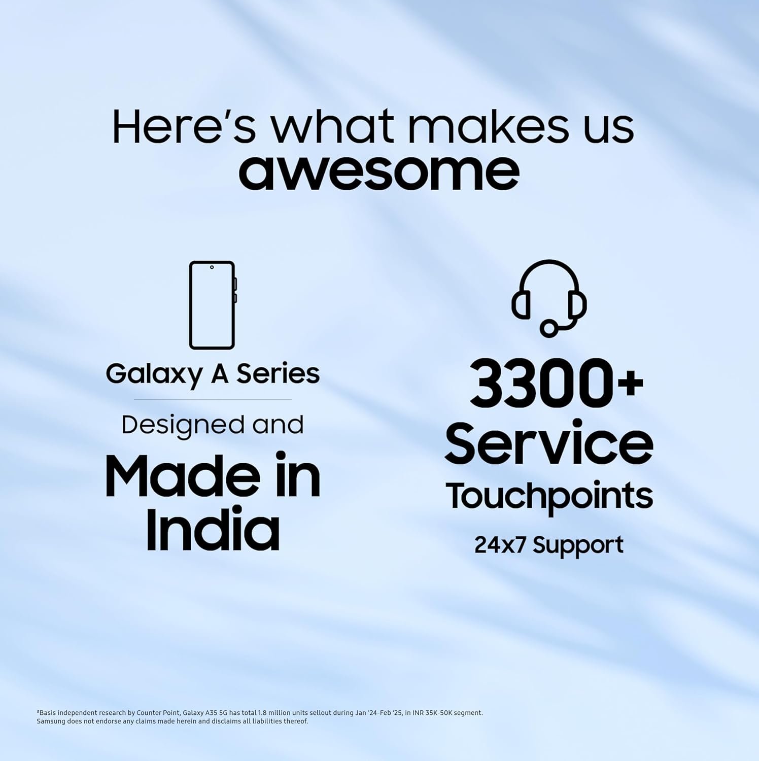 Samsung Galaxy A55 5G (Awesome Iceblue, 12GB RAM, 256GB Storage) | AI | Metal Frame | 50 MP Main Camera (OIS) | Super HDR Video| Nightography | IP67 | Corning Gorilla Glass Victus+ | sAMOLED Display - Image 11