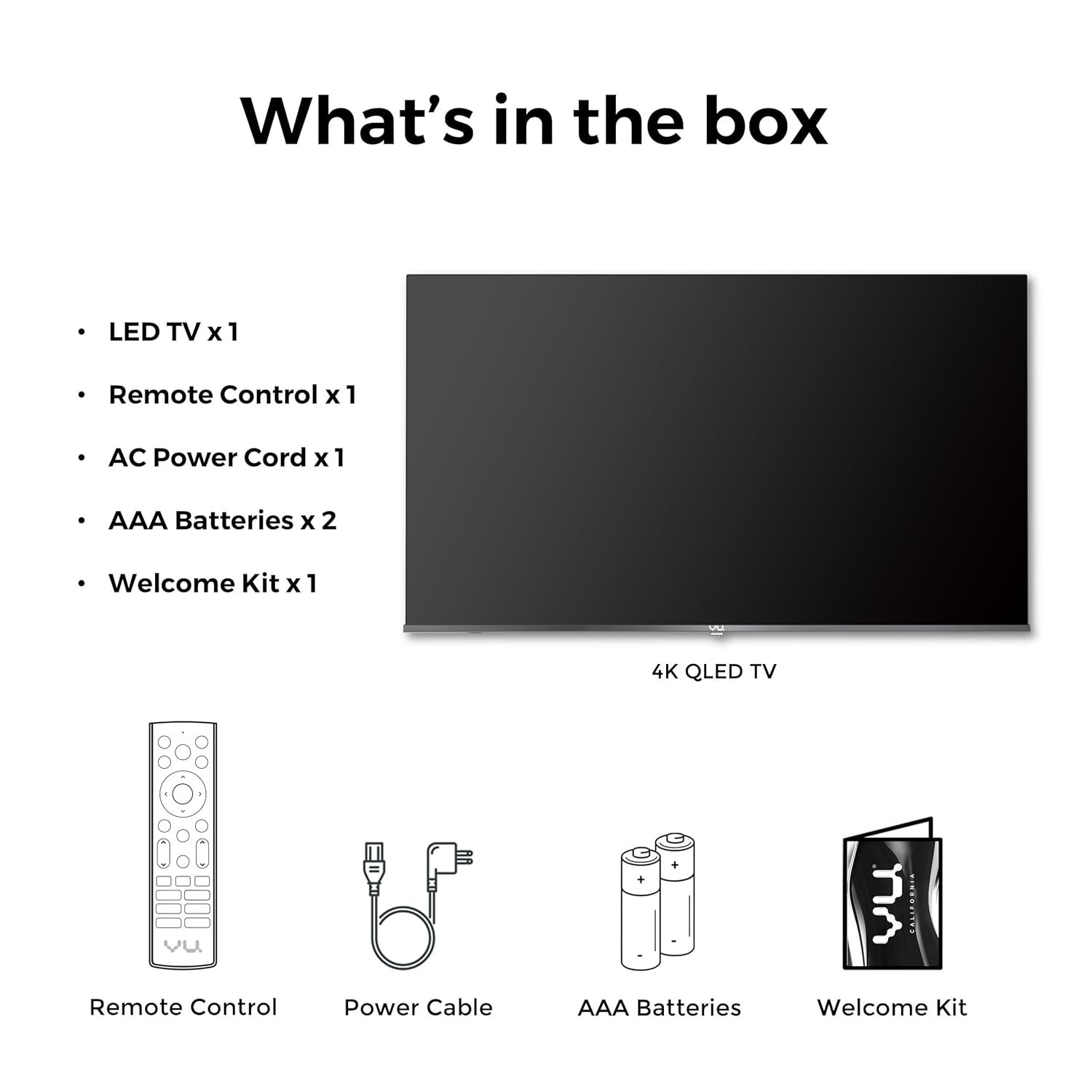 VU 126cm (50 inches) GloQLED Series 4K QLED Smart Google TV 50GLOQLED25 - Image 6