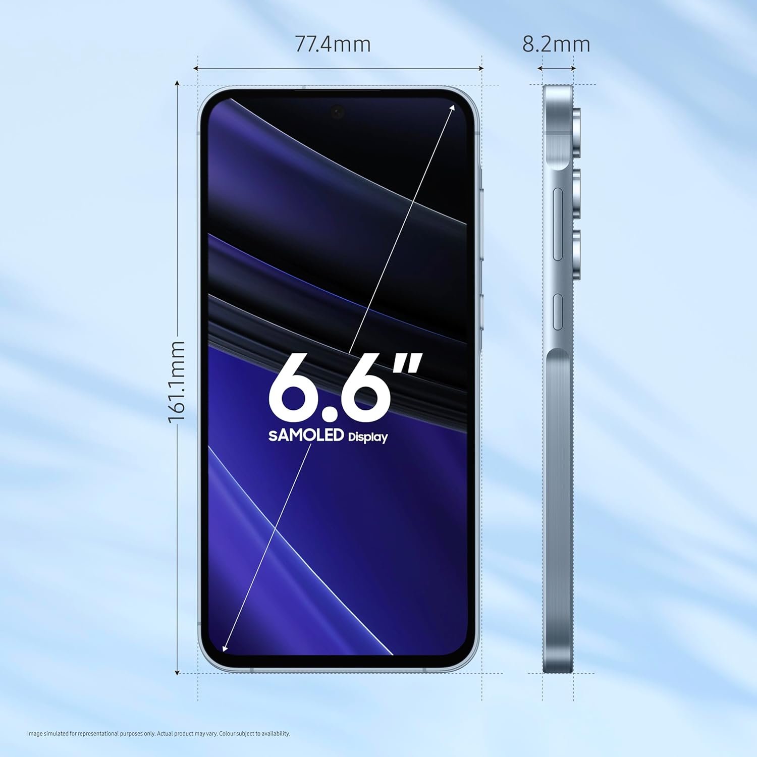 Samsung Galaxy A55 5G (Awesome Iceblue, 12GB RAM, 256GB Storage) | AI | Metal Frame | 50 MP Main Camera (OIS) | Super HDR Video| Nightography | IP67 | Corning Gorilla Glass Victus+ | sAMOLED Display - Image 12