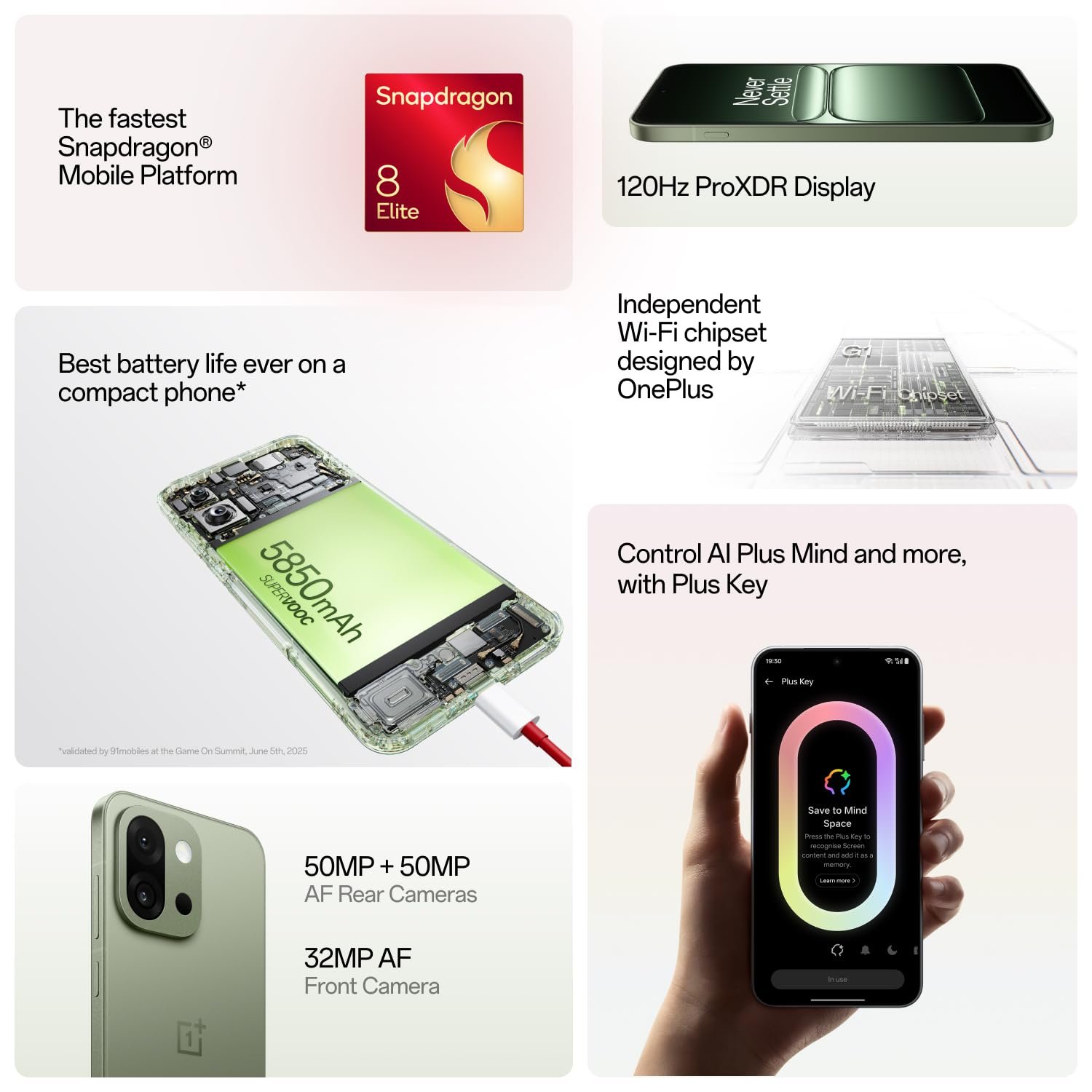 OnePlus 13s | Snapdragon® 8 Elite | Best Battery Life Ever on a Compact Phone | Lifetime Display Warranty | 12GB+256GB | Pink Satin - Image 3