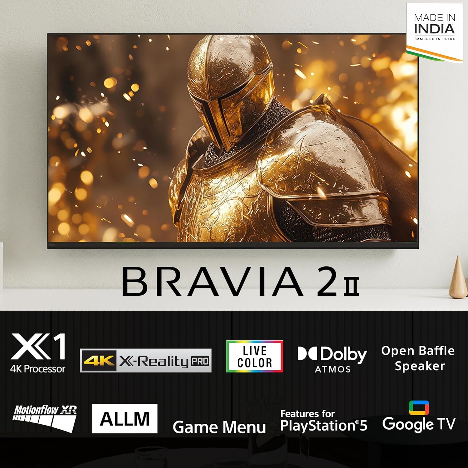 Sony 139 cm (55 inches) BRAVIA 2M2 Series 4K Ultra HD Smart LED Google TV K-55S25BM2-2 Years Warranty for Limited Period - Image 3