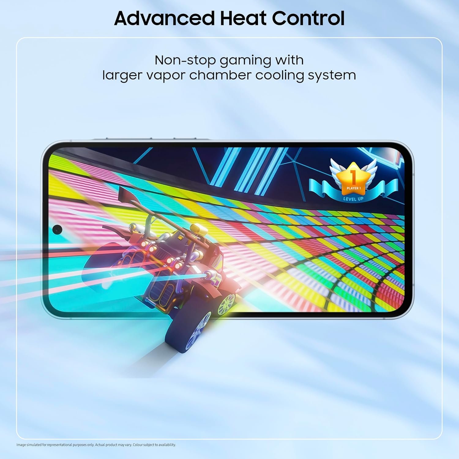 Samsung Galaxy A55 5G (Awesome Iceblue, 12GB RAM, 256GB Storage) | AI | Metal Frame | 50 MP Main Camera (OIS) | Super HDR Video| Nightography | IP67 | Corning Gorilla Glass Victus+ | sAMOLED Display - Image 9