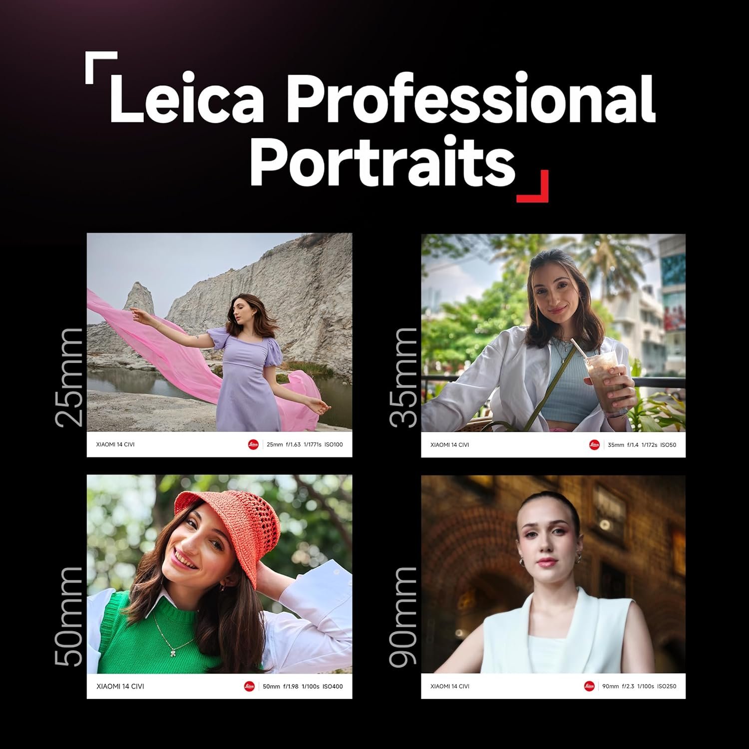 XIAOMI 14 Civi Shadow Black (8GB RAM 256GB Storage) | 50 MP Leica Triple Camera| SD 8s Gen 3 | 1.5K Quad Curved AMOLED HyperOS - Image 5