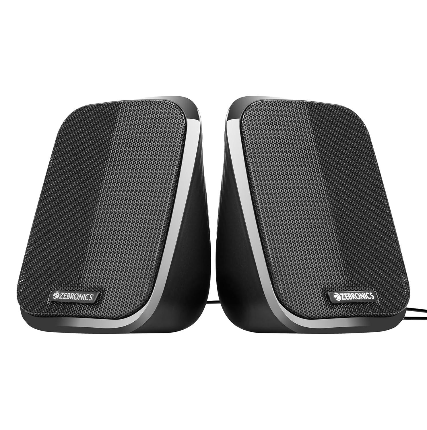 ZEBRONICS Fame, 2.0 USB Computer Speakers, 5 Watts, USB Powered, AUX, Volume Control Pod for PC, Laptops, Desktop - Image 2