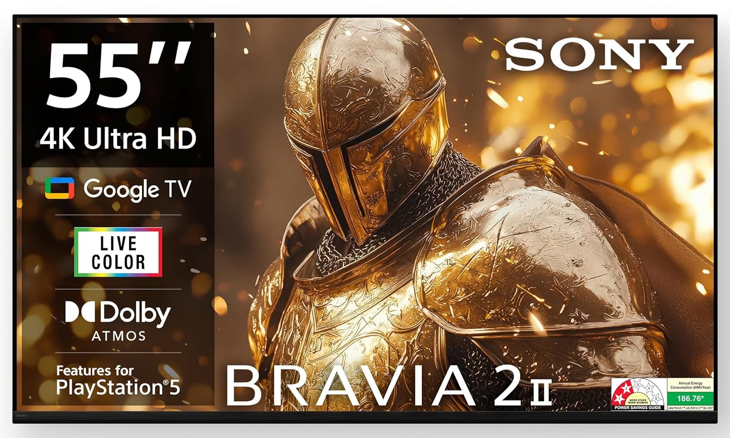 Sony 139 cm (55 inches) BRAVIA 2M2 Series 4K Ultra HD Smart LED Google TV K-55S25BM2-2 Years Warranty for Limited Period - Image 2