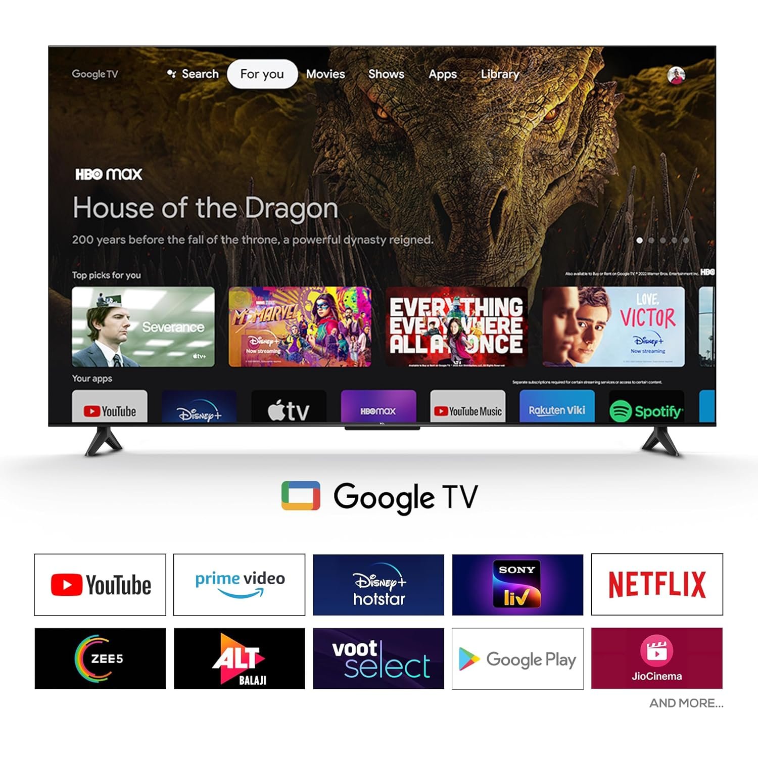 TCL 139 cm (55 inches) 4K Ultra HD Smart QLED Google TV 55T8C - Image 4