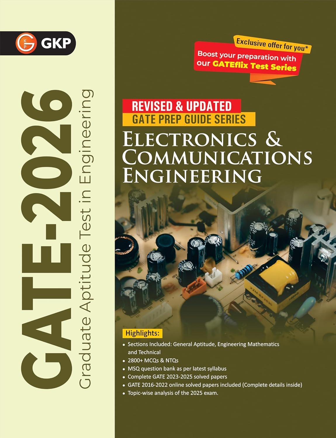GKP GATE 2026 Electronics & Communication Engineering Guide | Master General Aptitude, Engineering Mathematics, Technical & Core Concepts | 2800+ ... Mock Tests | With GATEflix Test Series Code - Image 2