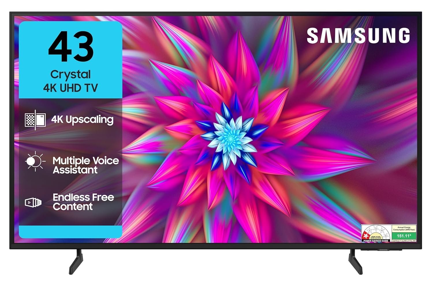 Samsung 108 cm (43 inches) Crystal 4K Vista Pro Ultra HD Smart LED TV UA43UE86AFULXL - Image 2