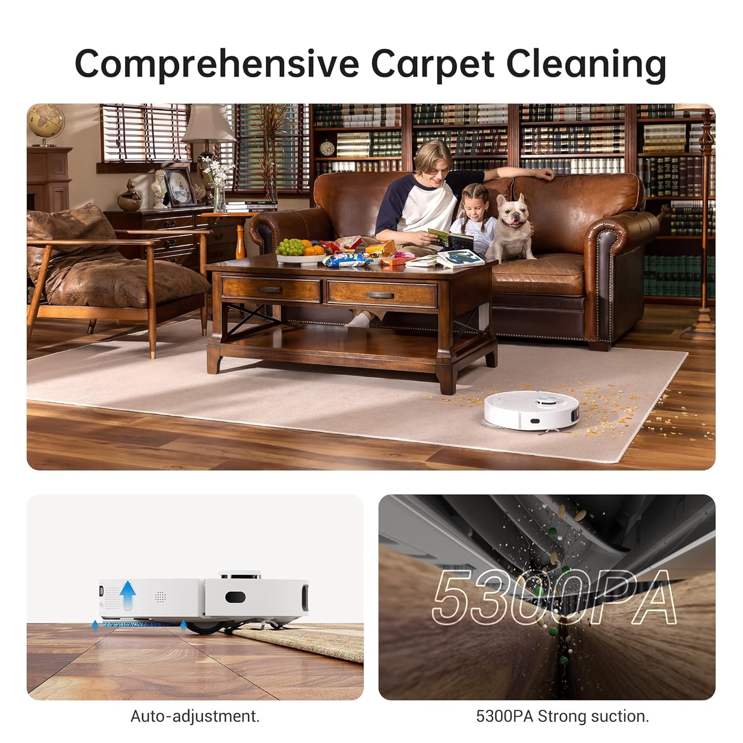 DREAME L10s Ultra Robot Vacuum Cleaner Washer with Self-Cleaning Base Station (Dust Drain, Automatic Cleaning) AI Obstacle Detection 3D, 5300Pa Suction Power, 210 Minutes Battery, WiFi/APP/Alexa - Image 7