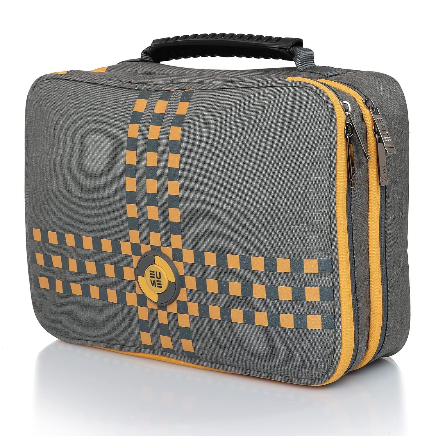 EUME Fixa 2 Compartment Electronic Accessories Organizer & Travel Gadget Bag for Men & Women (Grey) - Image 4